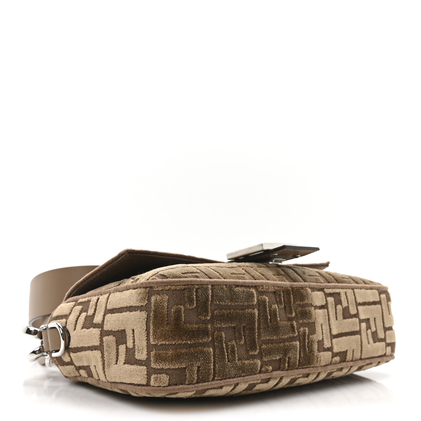 Velvet Jacquard FF Crystal Baguette Cappuccino