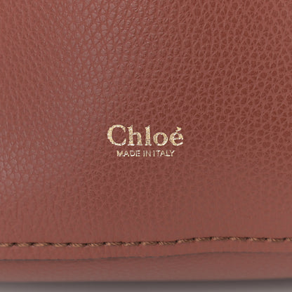 Chloe Smooth Grained Calfskin Medium Aby Tote Sepia Brown 9 of 11
