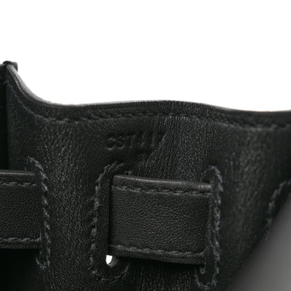Hermes Berline Toile Swift Kelly Sellier 32 Black Ecru 7 of 11
