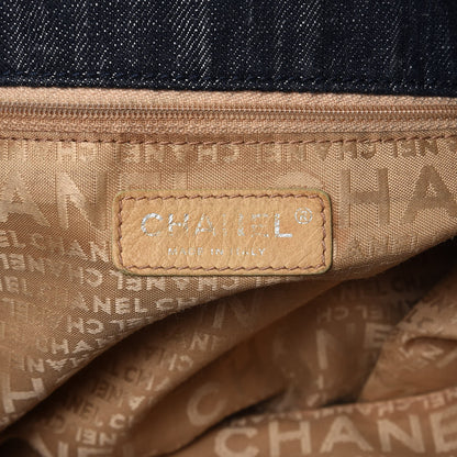 Chanel Denim XL Coco Cabas Tote Blue 6 of 12