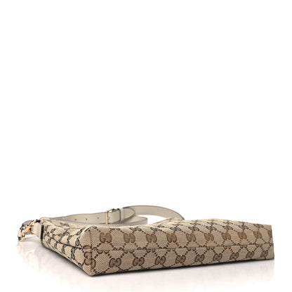 Gucci Monogram Medium Flat Messenger Bag Off White 4 of 10