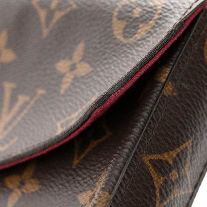 Louis Vuitton Monogram Pochette Felicie Chain Wallet Fuchsia 20 of 24