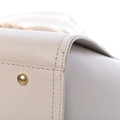 Chanel Caviar Small Studded Deauville Tote Ivory 11 of 13