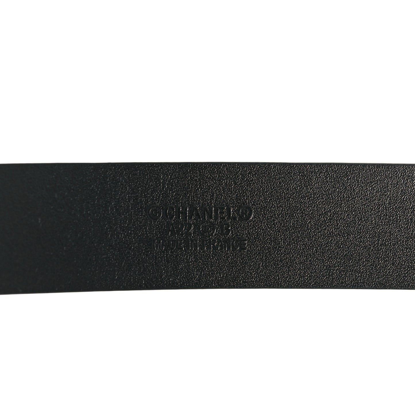 Calfskin Crystal CC Belt 85 34 Black