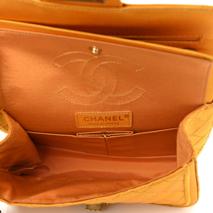 Chanel Satin Quilted 2.55 Reissue 224 Flap Gold 5 of 15