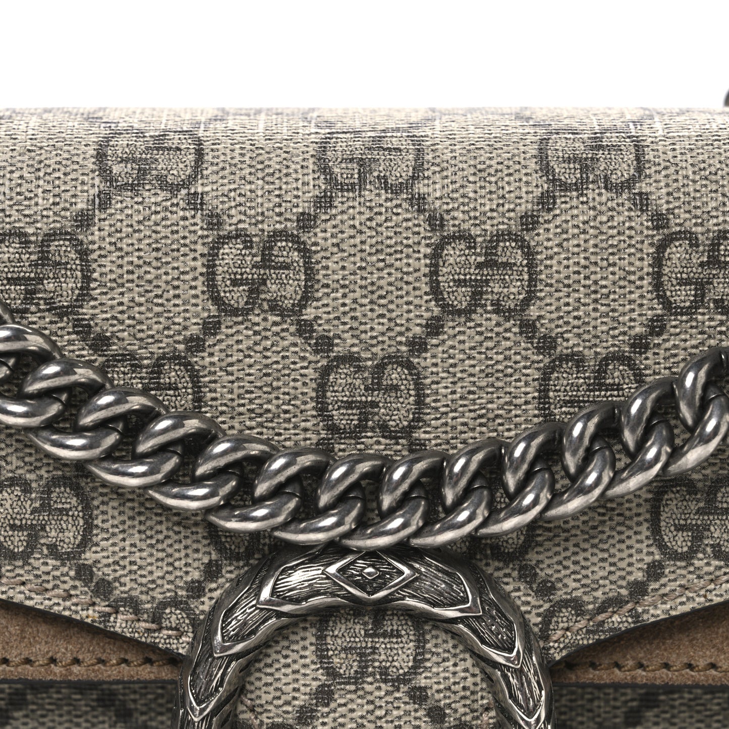 GG Supreme Monogram Mini Dionysus Shoulder Bag Taupe