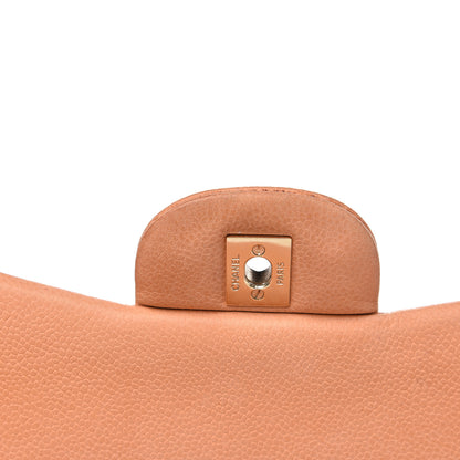 Chanel Iridescent Caviar Quilted Jumbo Double Flap Pink 17 of 19
