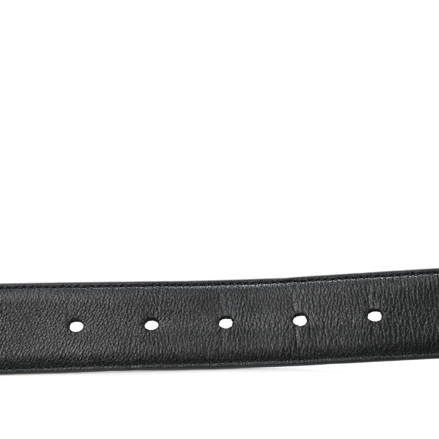 Saint Laurent Monogram Square Buckle Belt 85 34 Black 3 of 4