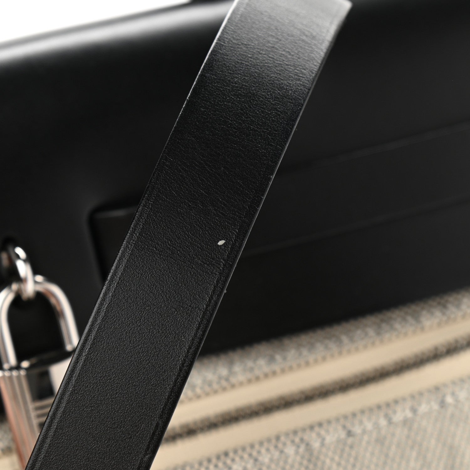 Hermes Vache Hunter Toile H Pegase Pop Herbag Zip Retourne 31 PM Bleu Indigo Ecru Black 12 of 16