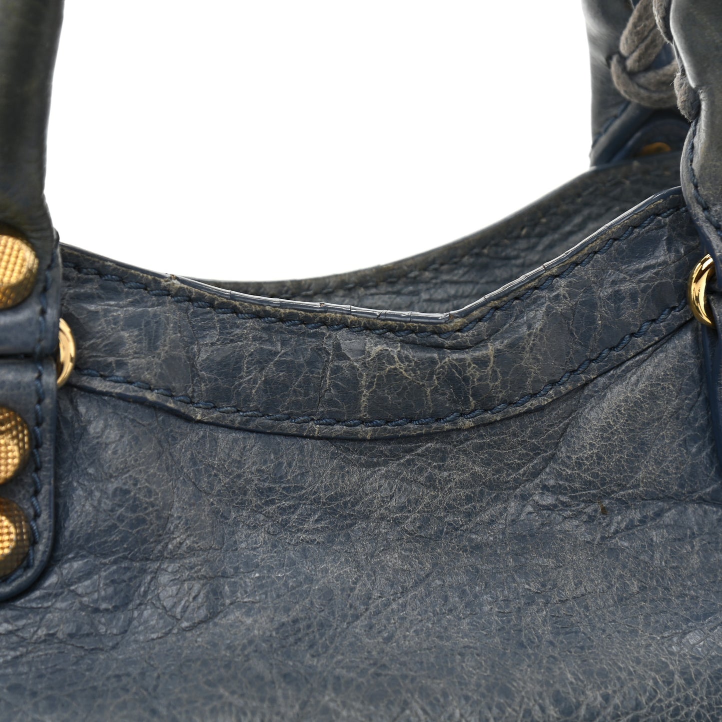 Agneau Giant 12 Gold Hardware Mini City Bleu Persan