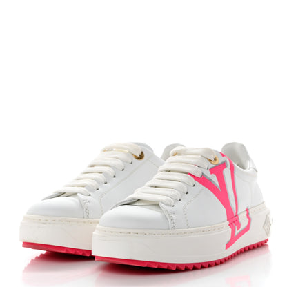 Louis Vuitton Monogram Time Out Sneakers 35 White Rose 3 of 8