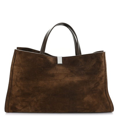 Phoebe Philo Suede Medium Kit Cabas Khaki 1 of 10