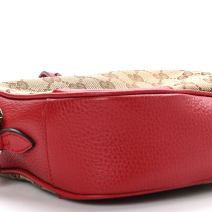 Gucci Monogram Mini Bree Messenger Bag Red 9 of 10