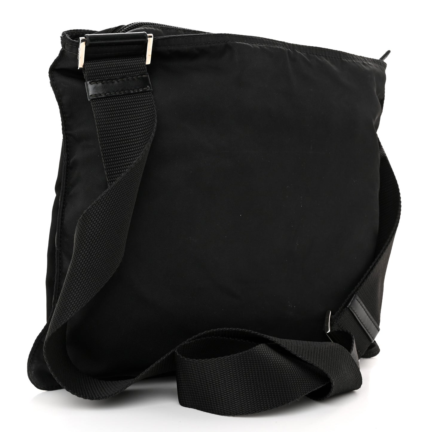 Tessuto Nylon Messenger Bag Black