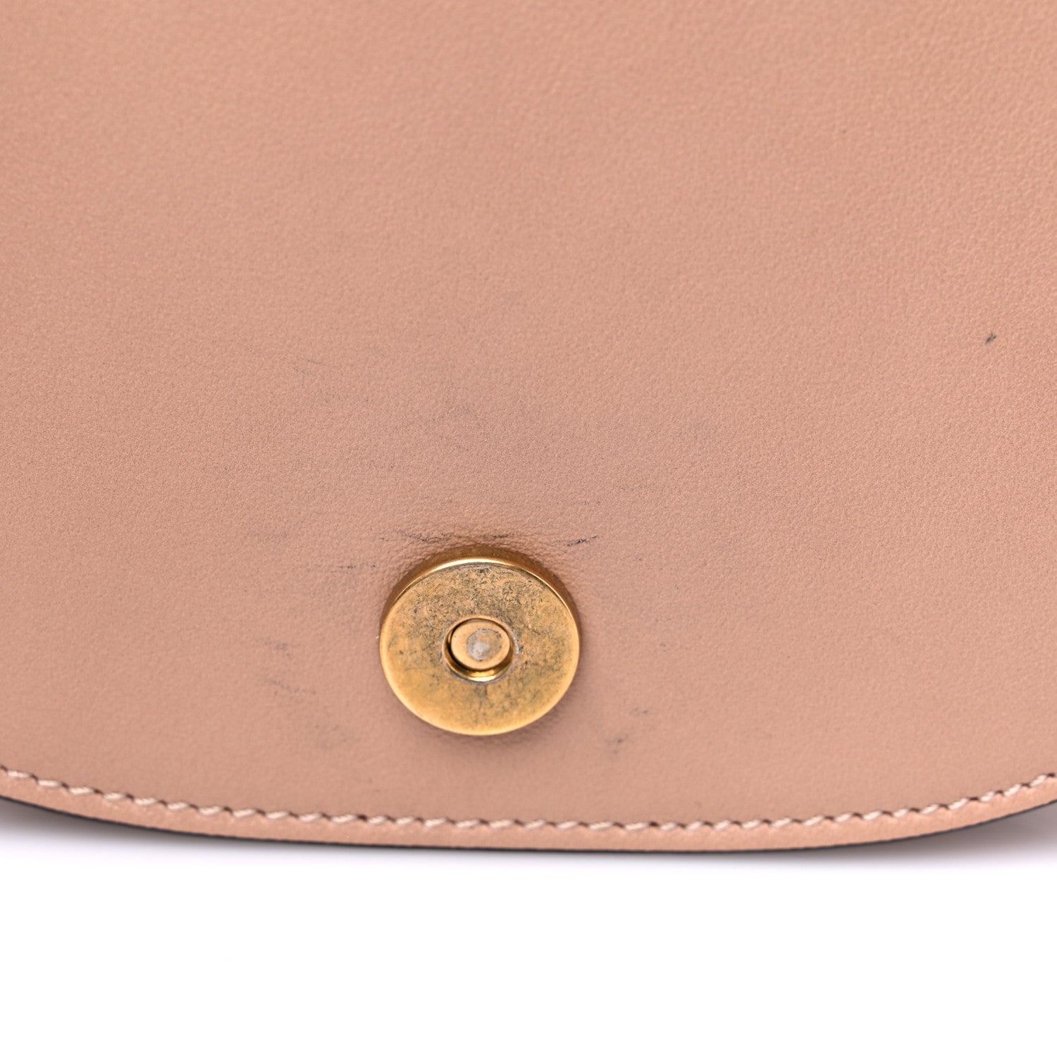 Chloe Calfskin Suede Small Nile Bracelet Bag Biscotti Beige 10 of 12