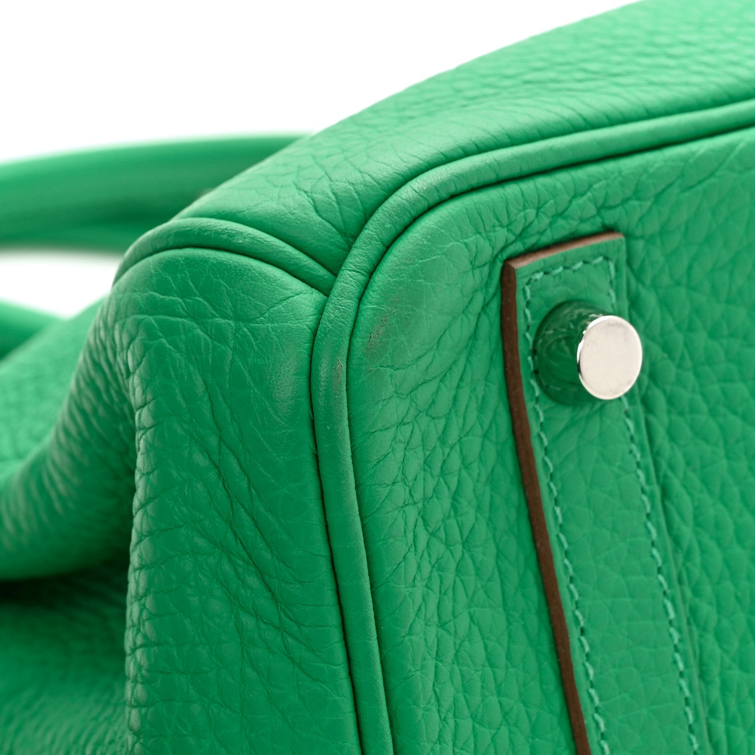Hermes Taurillon Clemence Birkin 30 Menthe 13 of 16