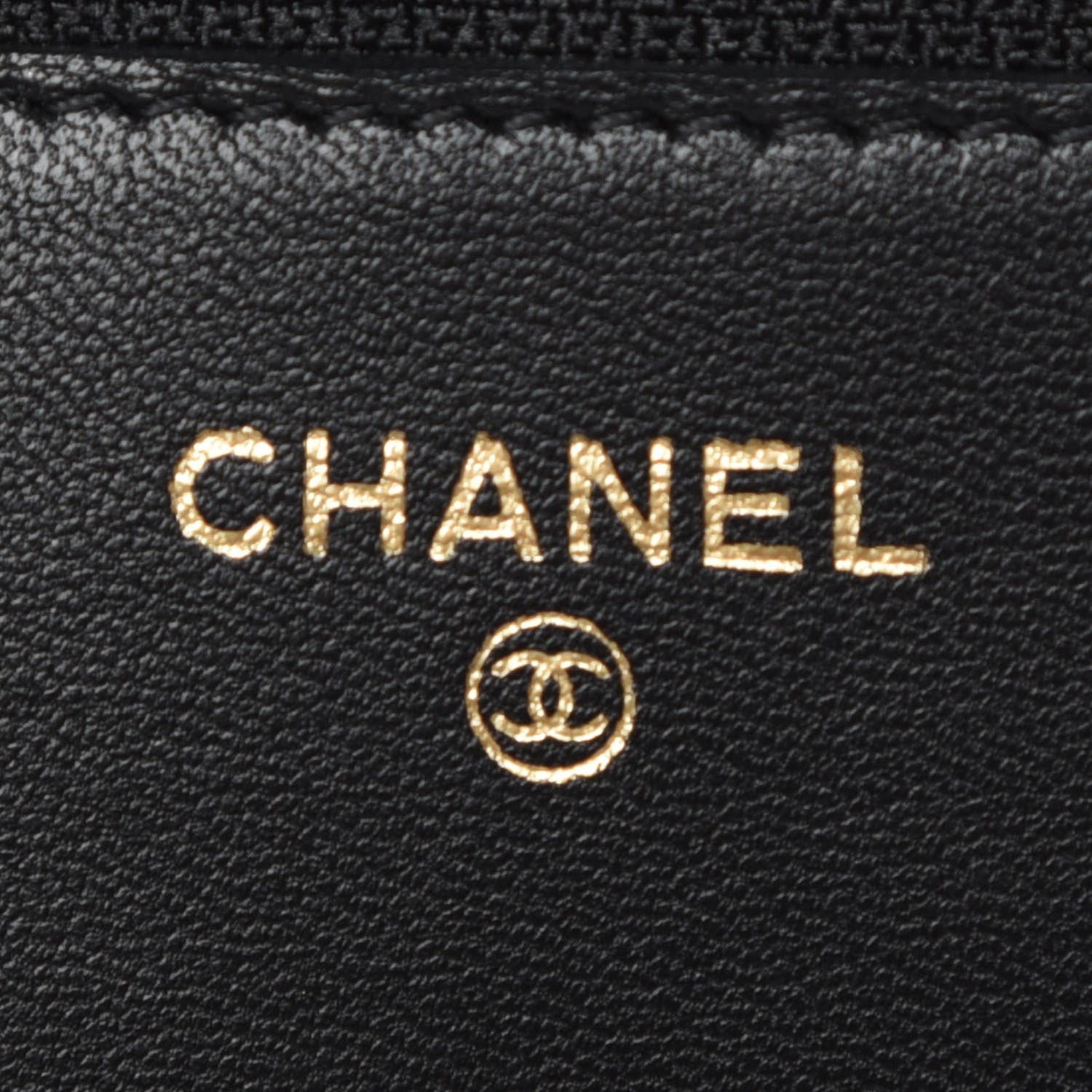 Chanel Lambskin Quilted Wallet On Chain WOC Black 8 of 11