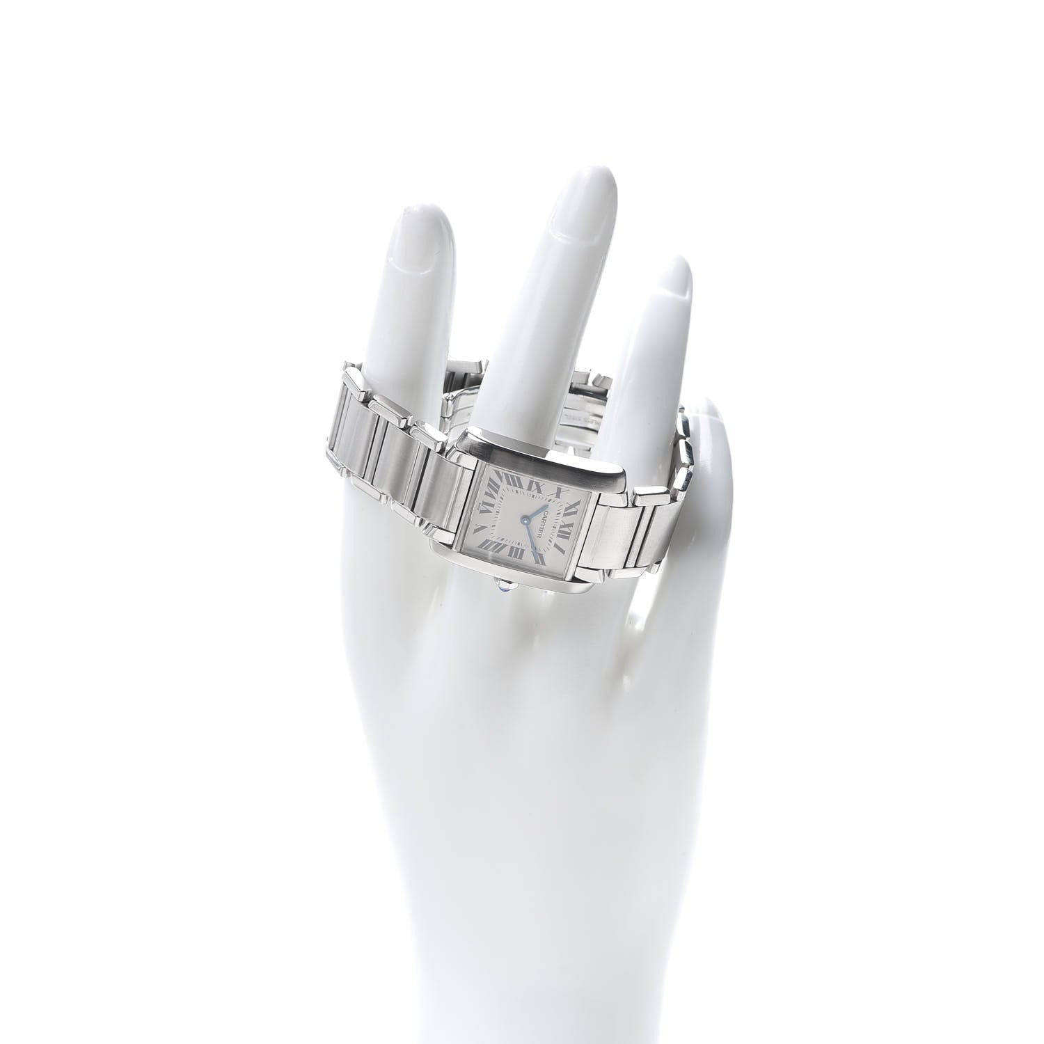 Cartier Stainless Steel 25mm Tank Francaise Quartz Watch 2 of 7