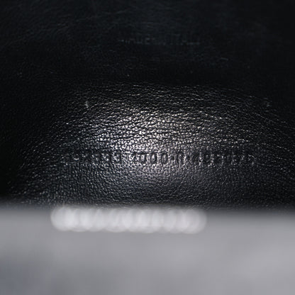 Balenciaga Shiny Box Calfskin Strass Hourglass Top Handle Bag XS Black 7 of 13
