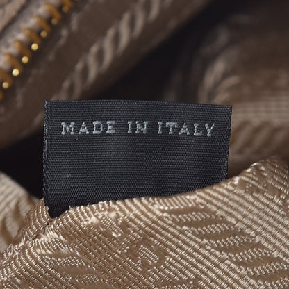 Prada Vitello Daino Side Pocket Hobo Sabbia 7 of 17