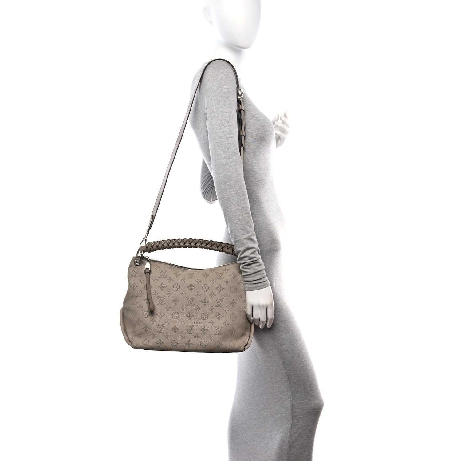 Louis Vuitton Mahina Beaubourg Hobo MM Galet 2 of 10