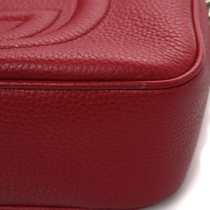 Gucci Pebbled Calfskin Small Soho Disco Bag Tabasco Red 11 of 11