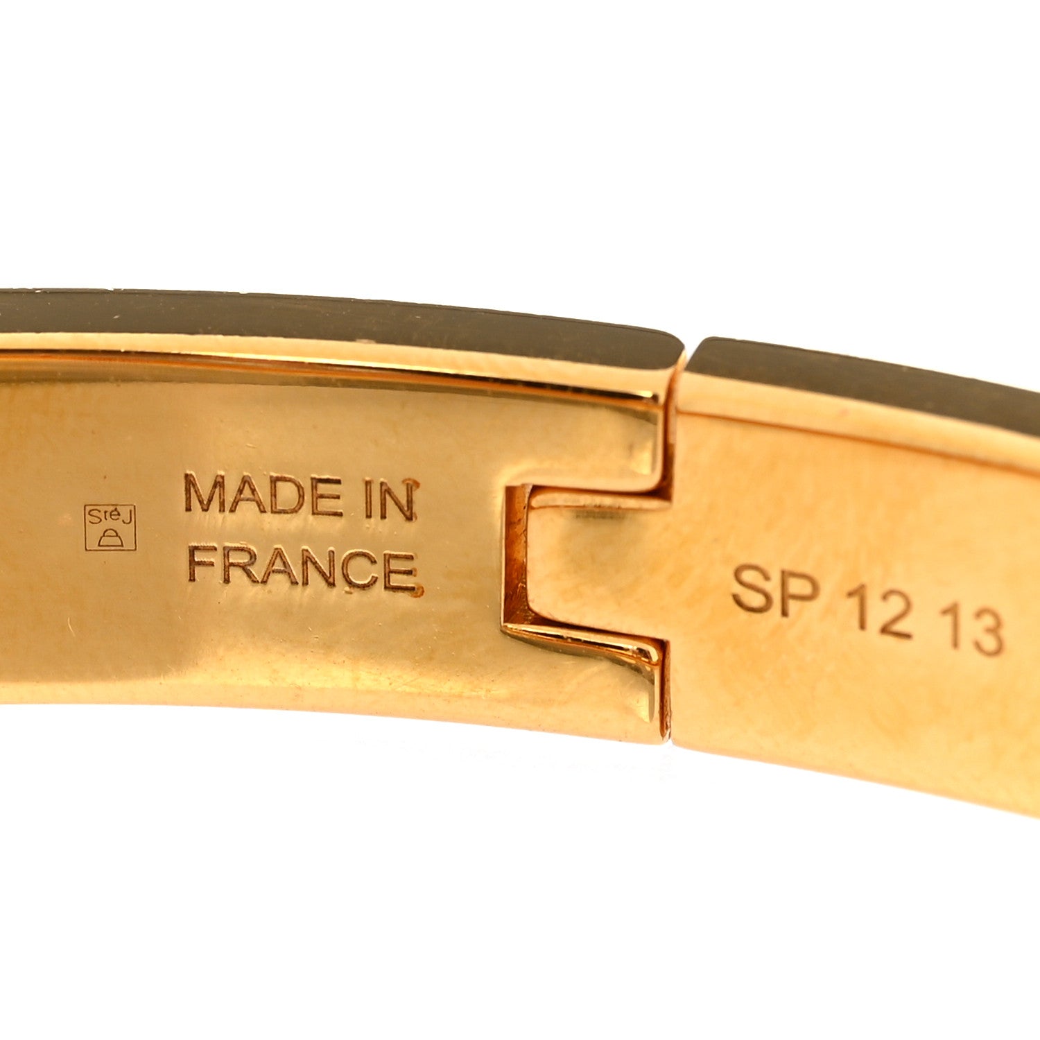 Hermes Enamel Mini Clic Kelly Bracelet PM Sable 4 of 4