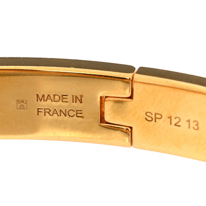 Hermes Enamel Mini Clic Kelly Bracelet PM Sable 4 of 4