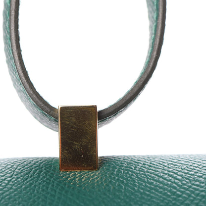 Hermes Epsom Horseshoe Constance 24 Malachite Bleu Sapphire 17 of 21