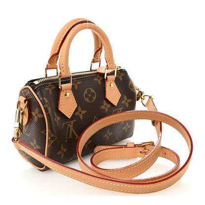 Louis Vuitton Monogram Nano Speedy Bandouliere 3 of 11
