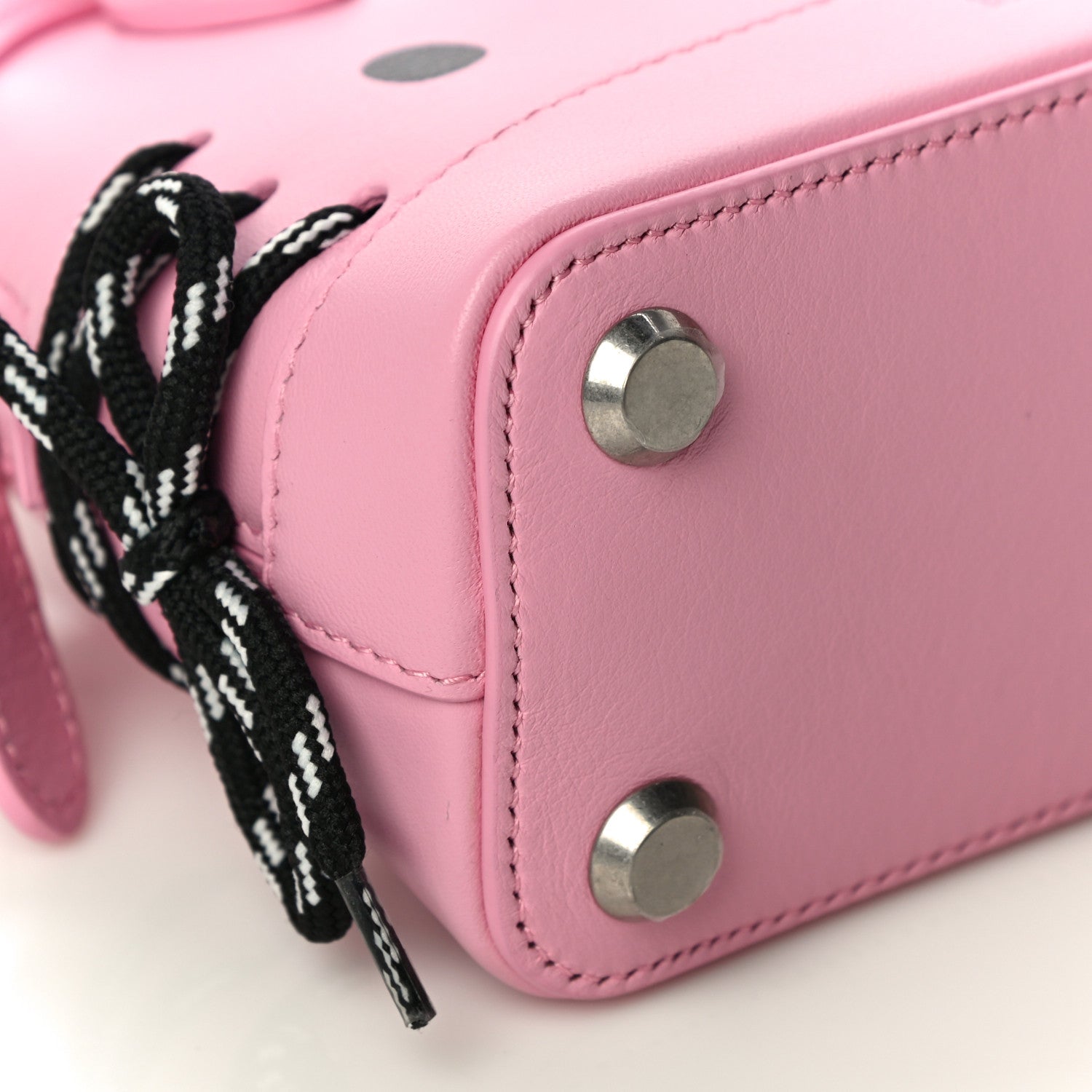 Balenciaga Calfskin Hello Kitty XXS Ville Top Handle Bag Pink 8 of 9