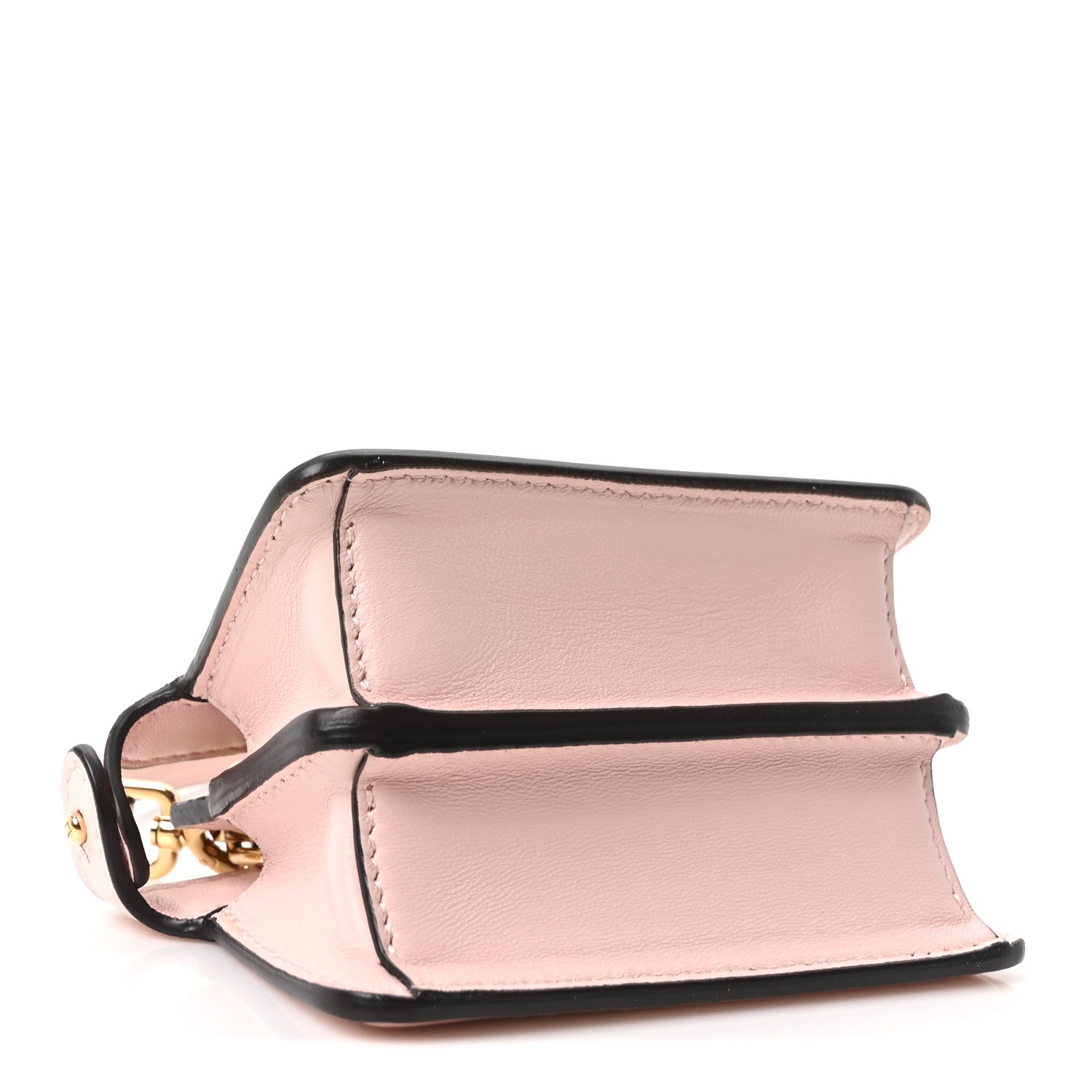Fendi Shiny Nappa Nano Peekaboo Maxi Handle Satchel Rosa Confetto 3 of 8