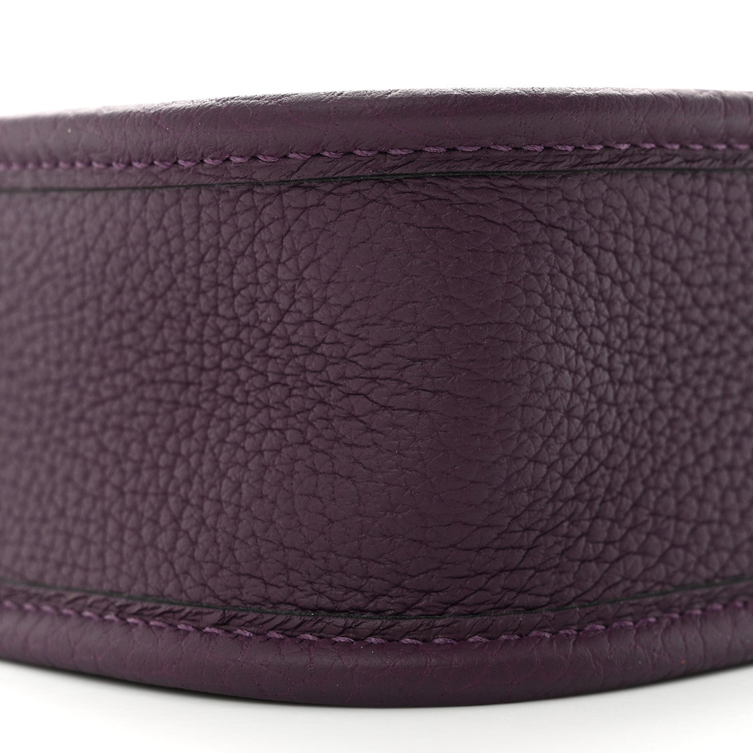Hermes Taurillon Clemence Amazone Evelyne TPM Cassis Rouge Grenat 9 of 11