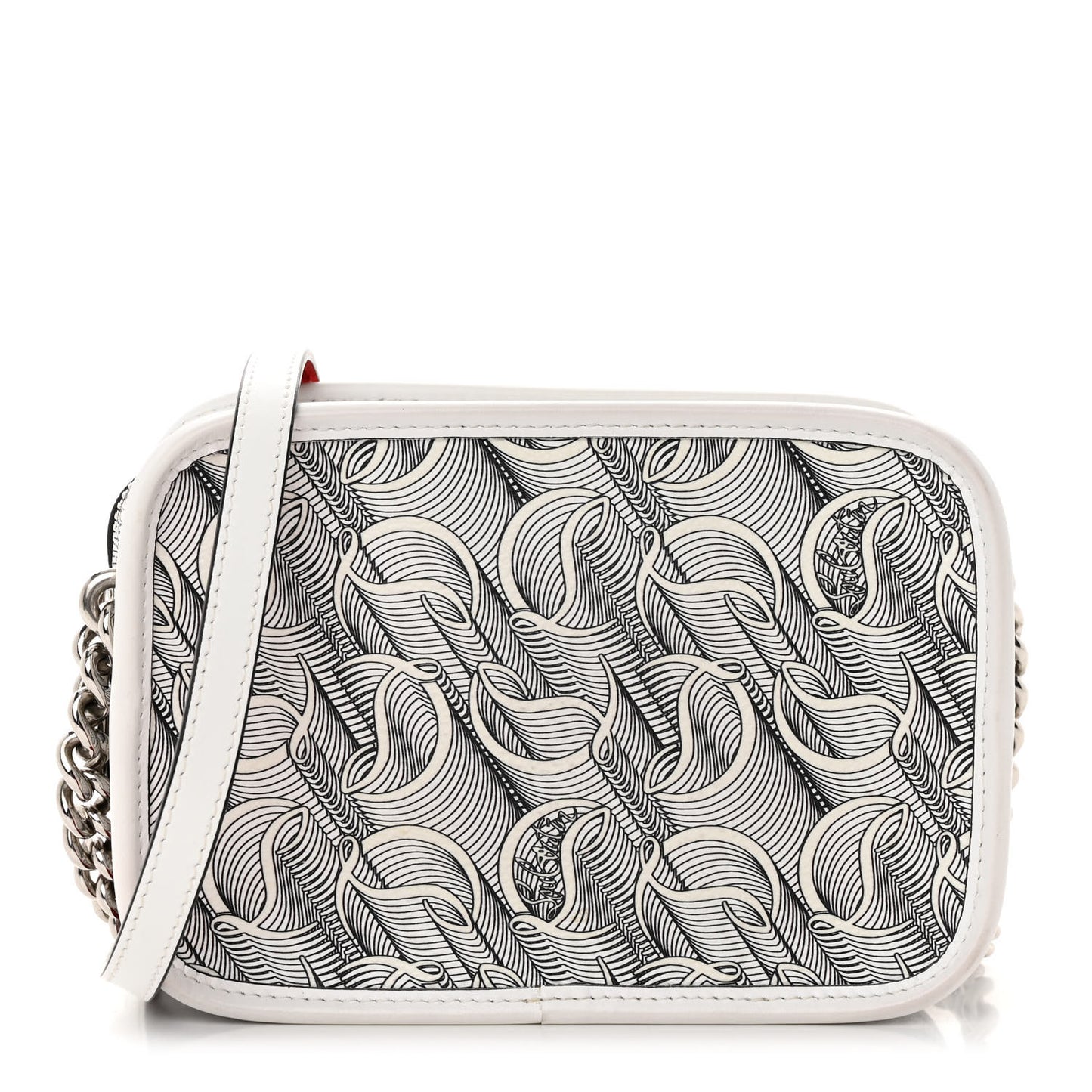 Calfskin Small Loubinth Radioloubi White Black