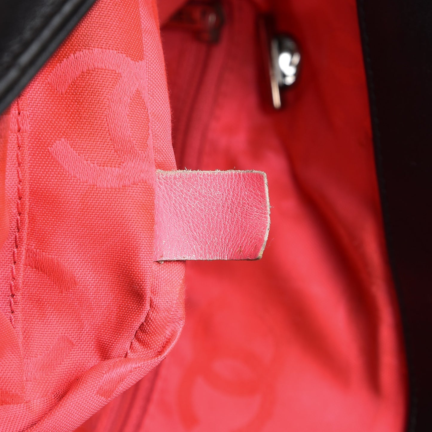 Calfskin Quilted Large Cambon Flap Black