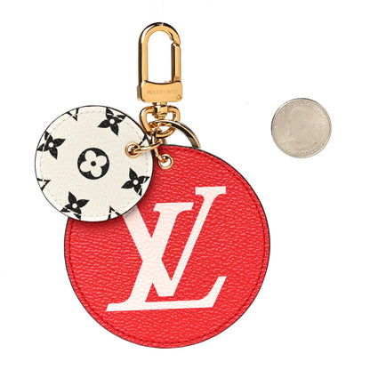 Louis Vuitton Monogram Giant Bag Charm Key Holder Rouge 3 of 5