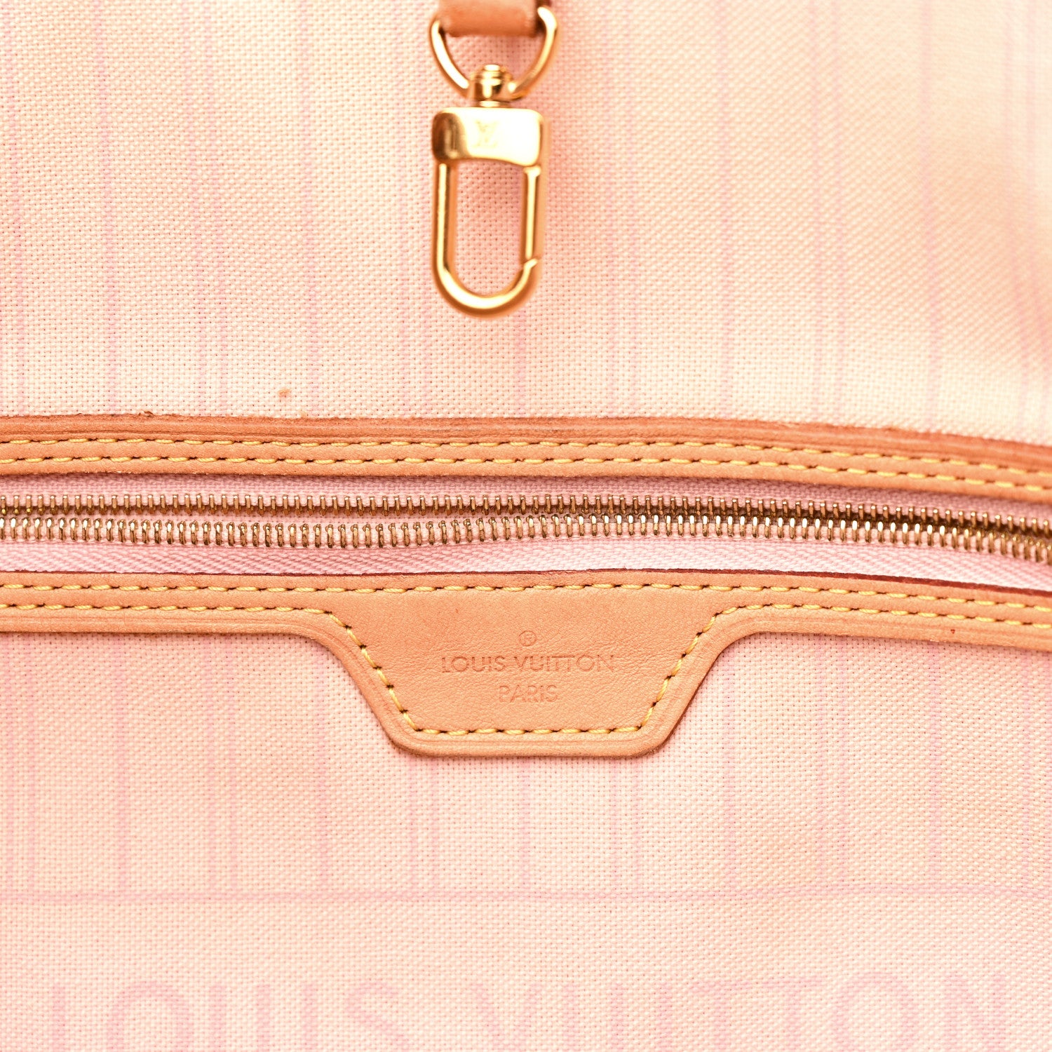 Louis Vuitton Damier Azur Neo Neverfull MM Rose Ballerine 6 of 9