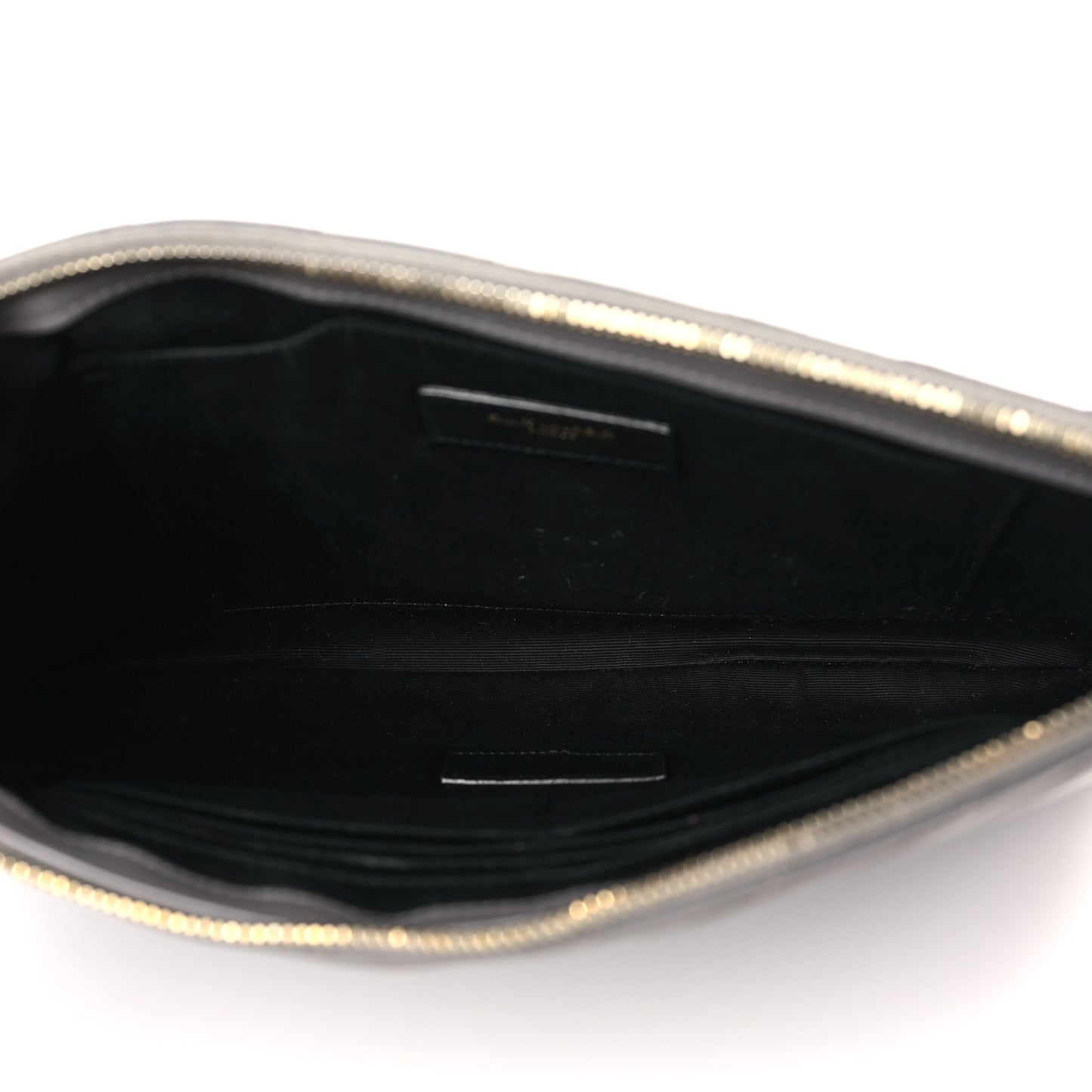 Calfskin Matelasse Monogram Cassandre Tablet Pouch Fog