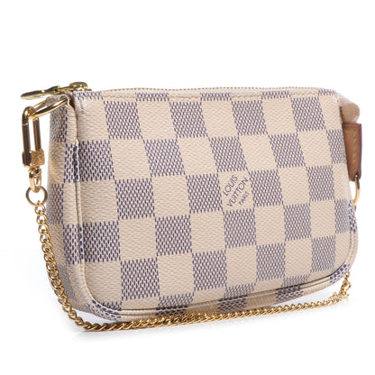 Louis Vuitton Damier Azur Mini Pochette Accessories 3 of 8