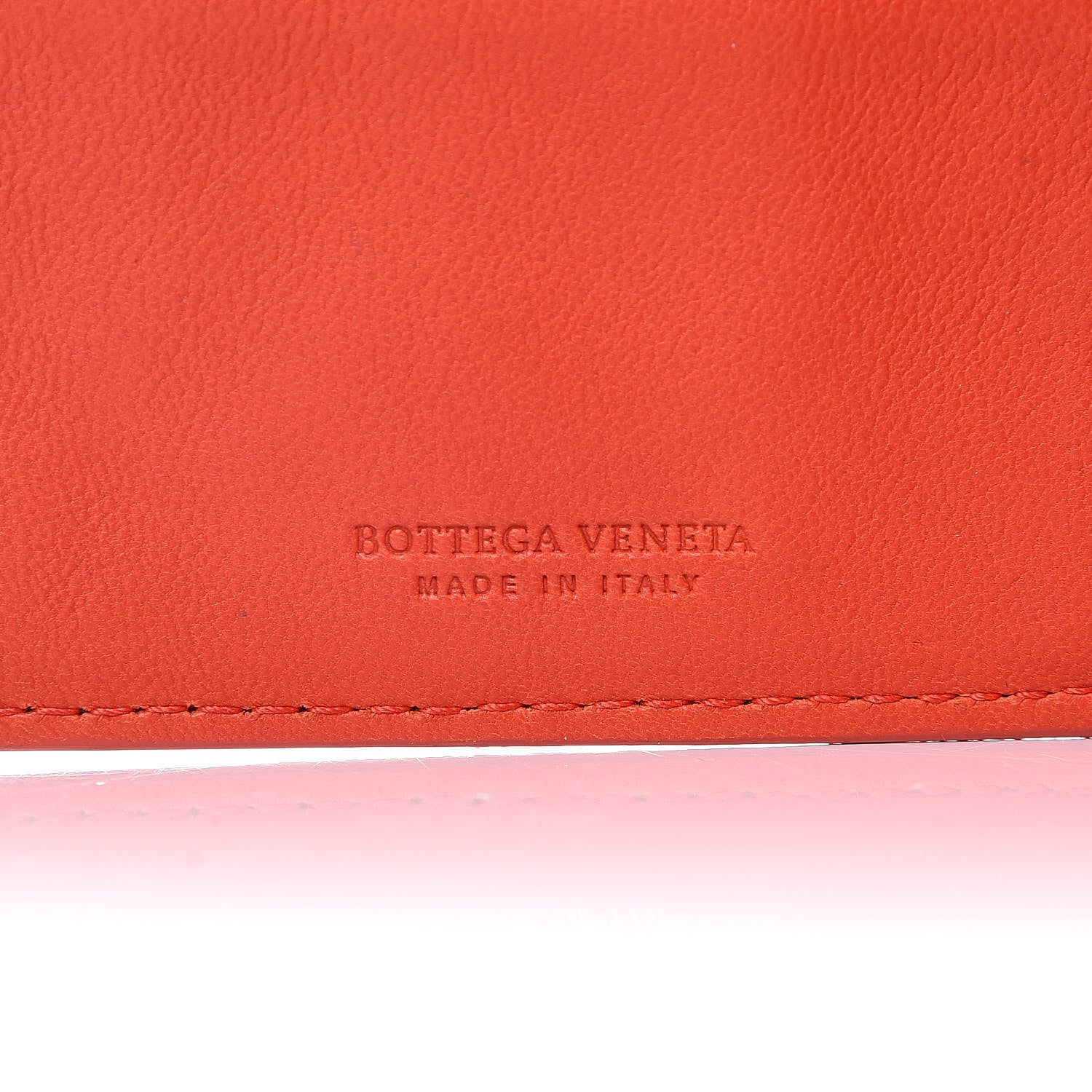 Bottega Veneta Nappa Intrecciato Continental Snap Wallet Corniola 6 of 12