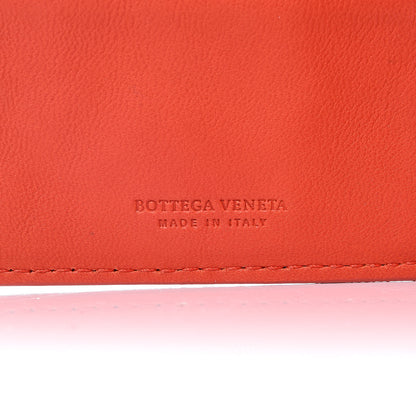 Bottega Veneta Nappa Intrecciato Continental Snap Wallet Corniola 6 of 12