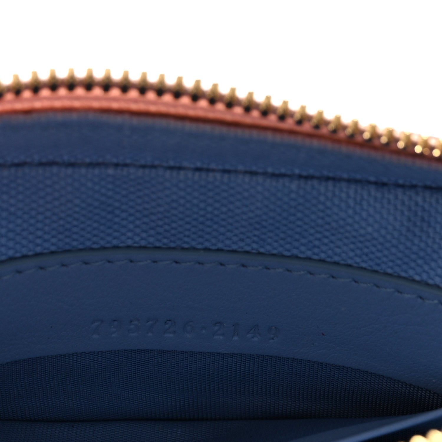 Gucci Dollar Calfskin Enamel Super Mini GG Marmont Chain Shoulder Bag Light Pink Blue 7 of 10