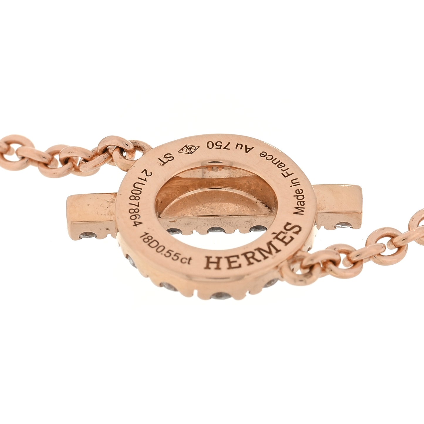 18K Rose Gold Diamond Finesse Bracelet SH