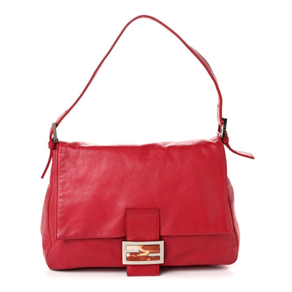 Fendi Calfskin Mama Baguette Red 1 of 10