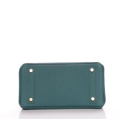 Hermes Togo Birkin 25 Malachite 6 of 26