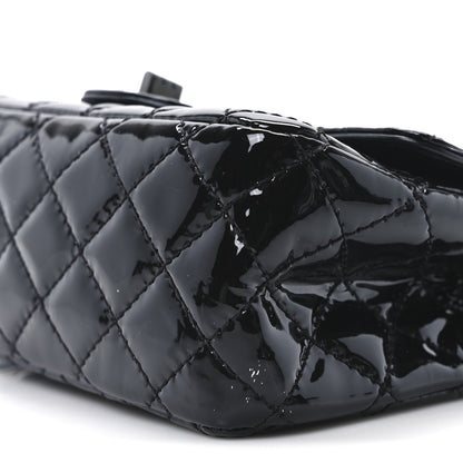 Chanel Patent Calfskin Quilted 2.55 Reissue Mini Flap So Black 10 of 10