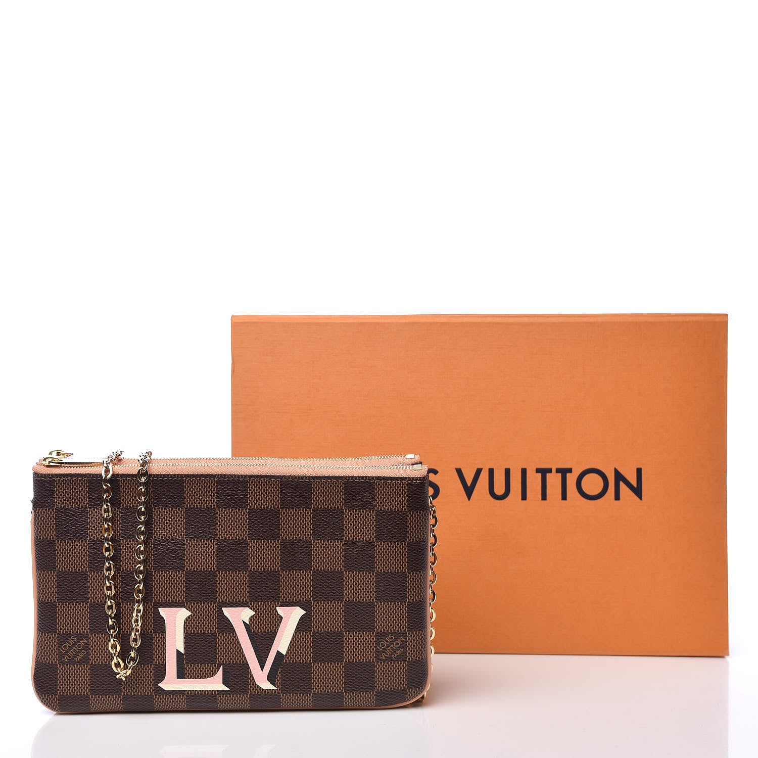 Louis Vuitton Damier Ebene Double Zip Pochette 12 of 12