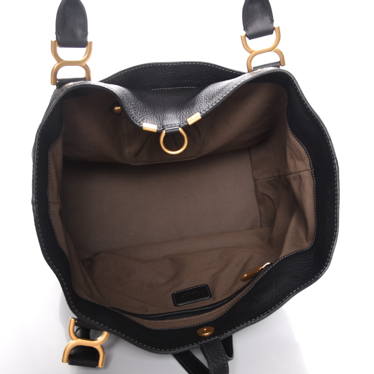 Chloe Calfskin Large New Marcie Tote Black 5 of 7