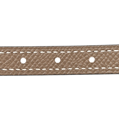 Hermes Swift Epsom Carrousel 13mm Belt 75 30 Black Etoupe 5 of 7