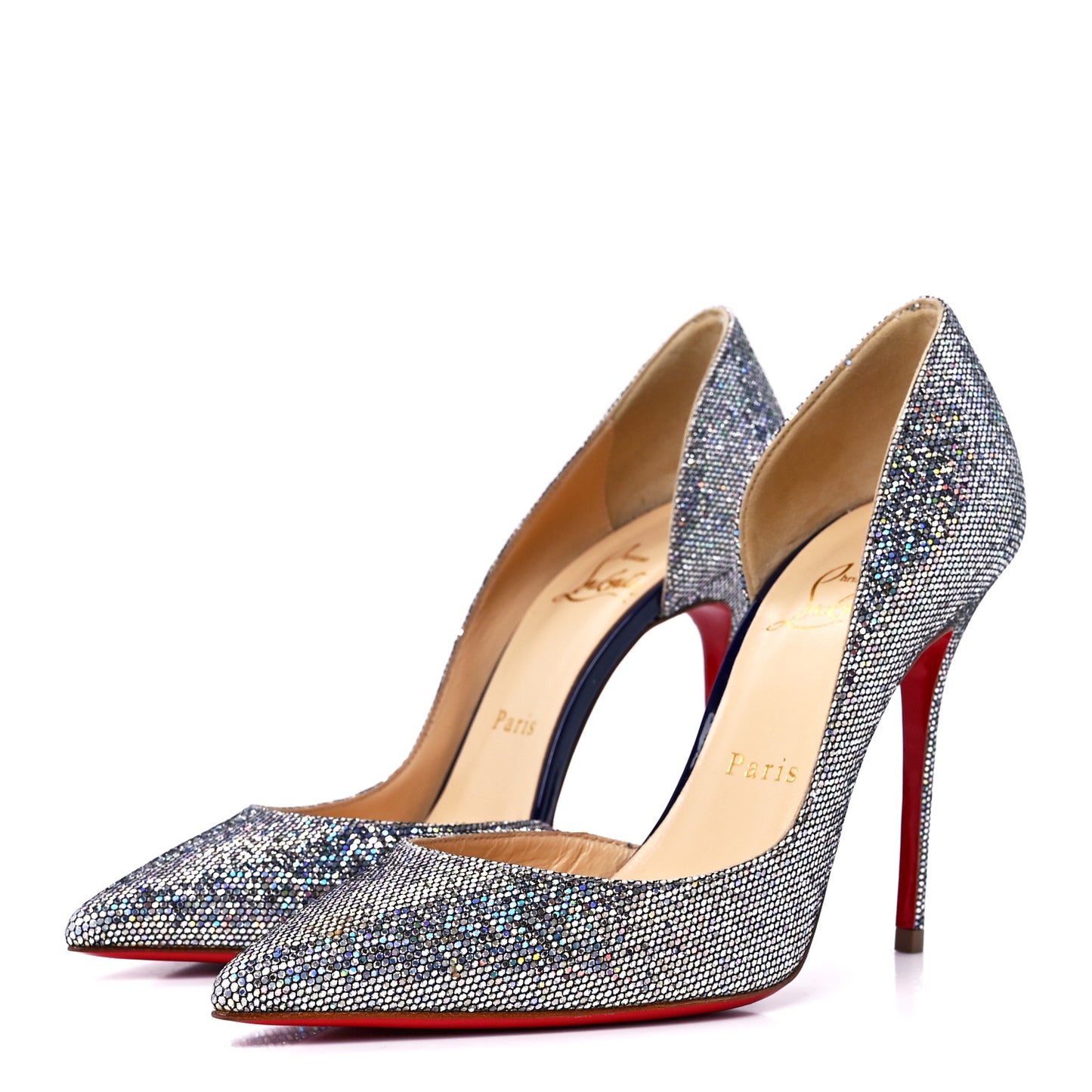 Patent Glitter Disco Ball Iriza 100 Pumps 37.5 Purple Pop Multicolor